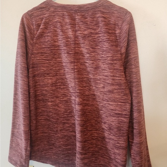st johns bay Pullover v neck size womens small deep ruby coral - Picture 5 of 5
